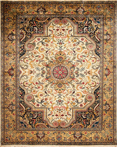 151943 Golden Age <br> Jewel Ivory/Gold 10.1 X 13.10